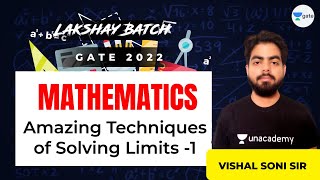 Amazing Techniques of Solving Limits 1  L5  Mathematics  Lakshay Batch  VishalSoni [upl. by Aelram]