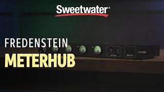 Fredenstein MeterHUB Quad VU Meter Module Demo [upl. by Ennej608]