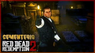 VISITAMOS EL CEMENTERO EN RED DEAD REDEMPTION 2 9 [upl. by Adnorat951]