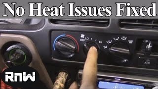 How to Diagnose and Fix No Heat Issues  Also a Demonstration on How Car Heating Systems Work [upl. by Ithsav]