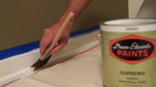 How to Paint Moldings and Trim  Baseboard Tips [upl. by Lemuel653]