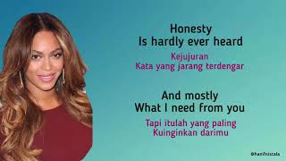 Beyonce  Honesty  Lirik Terjemahan [upl. by Truitt786]