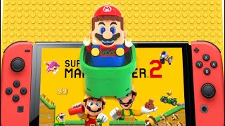 Lego Mario enters the Nintendo Switch game Can Mario defeat Bowser with Luigis help [upl. by Heaps]