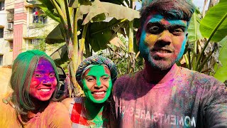 Belated Holi vlog 🌼  chop muri picnic 🤣🤣 doyelroy bongposto holi picnic [upl. by Rucker732]