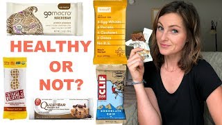 HEALTHY PROTEIN BARS  Whats Actually Healthy and Whos Tricking You [upl. by Eradis]