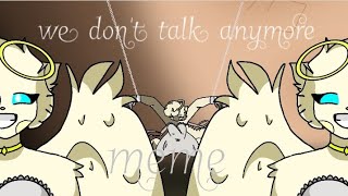 we dont talk anymore animation memeremake [upl. by Lemmuela841]