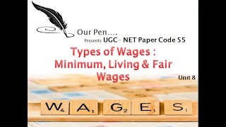 Types of Wages  Minimum Living amp Fair Wages [upl. by Asilav]