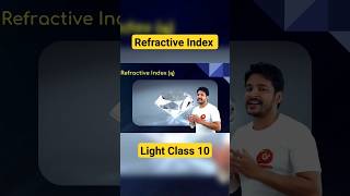 what is refractive index light reflection and refraction class 10  CBSE  NCERT [upl. by Morita]