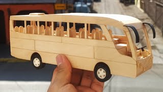 Como Hacer Un Autobus Con Palitos De Helado  How to Make a bus [upl. by Terbecki806]