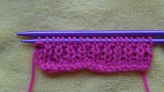 Knitting Rib for Beginners cast on kn pu amp Rib [upl. by Phylis799]