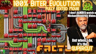 How Hard is it to 100 Factorio while STARTING with BEHEMOTH BITERS  the Fully Edited Supercut [upl. by Atinrahs507]