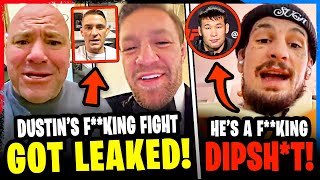 Dustin Poirier next UFC fight LEAKED Conor McGregor FIRES BACK Shavkat Rakhmonov Sean OMalley [upl. by Imray]