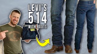 The Best Cowboy Boot Styles with 514 Levis Jeans [upl. by Weaver881]