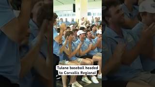 Tulane baseball caps largest turnaround in college baseball with trip to Corvallis Regional tulane [upl. by Grimonia]