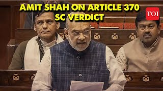 Amit Shah ‘Supreme Court verdict proved that abrogating Article 370 was completely constitutional’ [upl. by Elad]