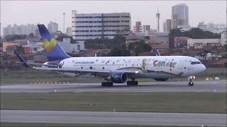 HD Condor Heart for Children B767 at Fortaleza Airport  14072015 [upl. by Celeski]