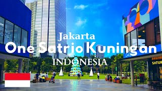 Jakarta Walking Tour  One Satrio Kuningan  The New Hangout Spot in Downtown Jakarta Mega Kuningan [upl. by Dukey]