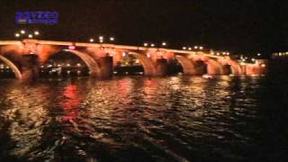 23122010  Heidelberg  Schifffahrt auf dem Neckar eingestellt  Hochwasser [upl. by Gosser526]