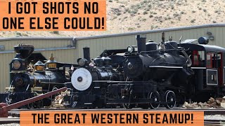 MOST steam locomotives Ive seen in ONE PLACE  THE GREAT WESTERN STEAMUP [upl. by Nnaeel]