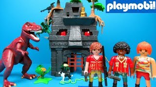 Playmobil The Explorers basiskamp met T rex 9429 [upl. by Nolyak]