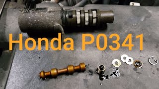 Honda P0341 Camshaft Position Sensor Incorrect Phase Detected DIY [upl. by Psyche]