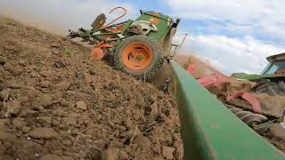 Seeding winter wheat with DeutzFahr Agrostar 681 amp Unia Ares TL amp Amazone D940 Super 2023 [upl. by Grover]