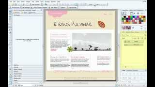 Serif WebPlus X6 Tutorial  QuickStart [upl. by Eibur]