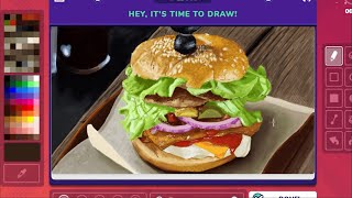 Unbelievably realistic Burger drawn in gartic phone [upl. by Deonne]