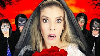 Giant Royal Wedding at Haunted Hacker Mansion Spending 24 hours Rebecca vs Best Friend Challenge [upl. by Mills]