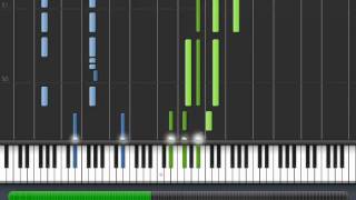 Spiderman  Main Theme  Piano Tutorial Synthesia [upl. by Llerrud]