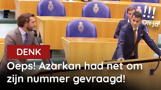 Baudet ontmaskert Azarkan DENK u zei net nog iets anders in de gang [upl. by Auhsoj]