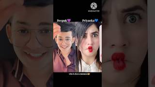 latest Deepak vs Priyanka new song tik tok shaadi kiye hai Lakhoinstagram tiktok viral short [upl. by Menashem]