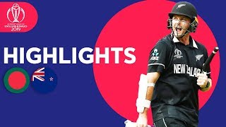 Down To Final 2 Wickets  Bangladesh vs New Zealand  Match Highlights  ICC Cricket World Cup 2019 [upl. by Divadnhoj649]