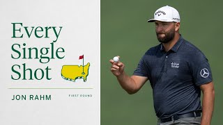 Jon Rahms First Round  Every Single Shot  The Masters [upl. by Beverle30]