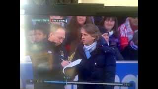 Clive Tyldesley mocking Roberto Mancini [upl. by Siwel]