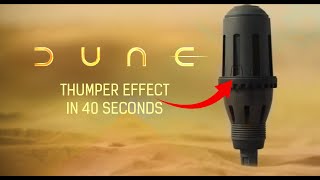 Dune Part Two  Sand Thumper Effect  How to make FX [upl. by Notrem]