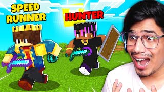 MINECRAFT SPEEDRUNNER VS HUNTER 😱Manhunt [upl. by Ydassac]