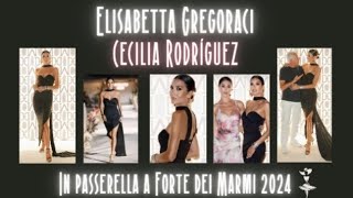 Elisabetta Gregoraci amp Cecilia Rodríguez alla sfilata di un noto stilista video moda 28072024 [upl. by Rihana]