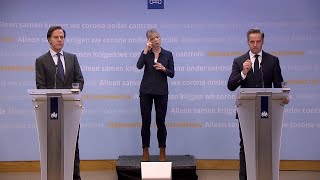 23 februari 2021 de integrale persconferentie van premier Rutte en minister De Jonge [upl. by Wun]