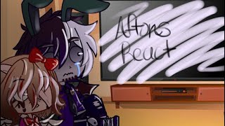 Aftons react to Glitchtrap meets Vanny [upl. by Philipson562]