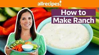 How to Make Ranch Dressing  Get Cookin  Allrecipescom [upl. by Araccot487]