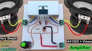 BEST 21 Amplifier Circuit Board 7294 TDA 4 IC 7294tda 4ic  In Hindi [upl. by Notled]