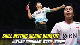 Skill Diatas RataRata Ginting Buat Kidambi Srikanth Tak Berkutik di Kejuaraan Asia 2024 [upl. by Ciryl]