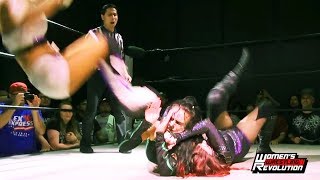 Free Match Taeler Hendrix amp Alexxis vs Thunder Rosa amp Holidead  Womens Wrestling Revolution [upl. by Ailimaj108]