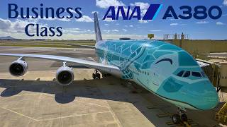 BUSINESS  ANA Airbus A380  🇺🇸 Honolulu  Tokyo 🇯🇵 Upper Deck FULL FLIGHT REPORT [upl. by Upali]