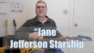 quotJanequot by Jefferson Starship Guitar Lesson with TAB [upl. by Rodrich445]