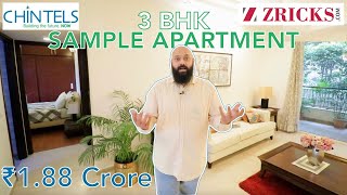 ₹188 cr 🛏️ 3 BHK Sample Flat 2375 sq ft ► Chintels Serenity Dwarka Expressway Gurgaon [upl. by Htieh]