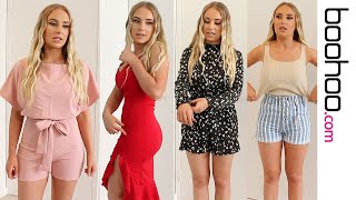 SUMMER BOOHOO TRY ON HAUL [upl. by Ayoted710]