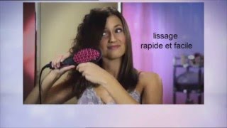 GLAMBRUSH  Brosse à Cheveux Chauffante et Lissante de M6 Boutique [upl. by Casilda]