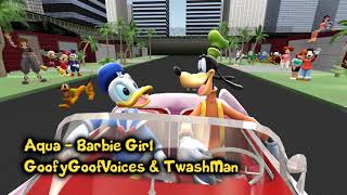 Donald Duck amp Goofy Sings Barbie Girl by Aqua [upl. by Stauffer686]